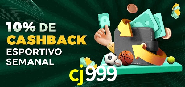 10% de bônus de cashback na cj999